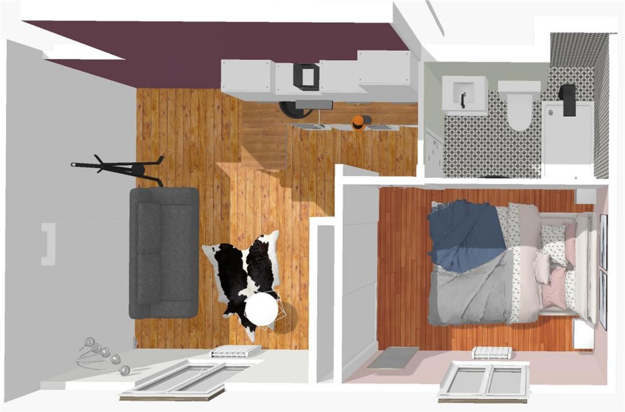 Terracotta-T2-Clim-Parking Gratuit Prive Apartment Pierre Benite Bagian luar foto